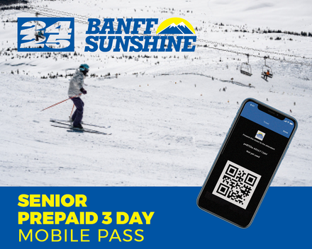 Prepaid 3 Day Mobile Pass - Senior (Ages: 65+)