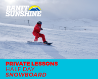 Half Day Private Snowboard Lesson (3+yrs)