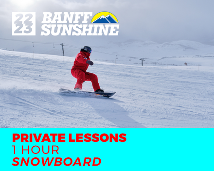 1-Hour AM Private Lesson Snowboard (3+ Years)