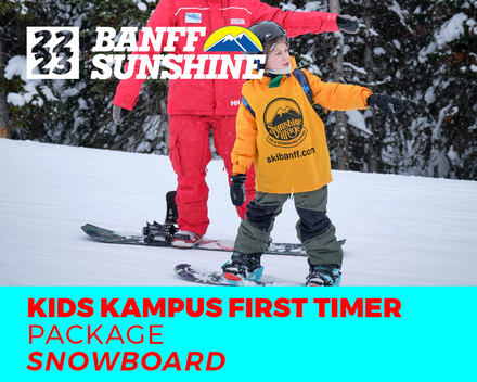 Kids Kampus First Timer Package Snowboard (6-12 Years)