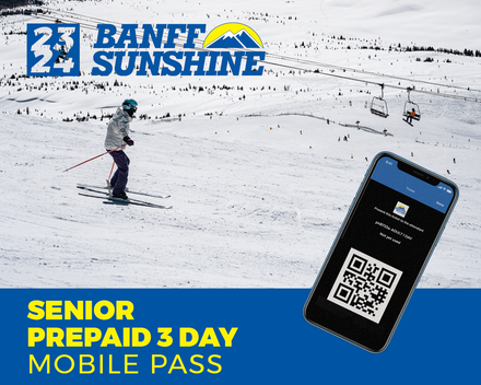 Prepaid 3 Day Mobile Pass - Senior (Ages: 65+)