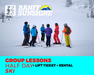 Adult/Teen Half Day PM Ski Group Lesson ,Lift & Rental (13+)