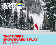 Tiny Tigers Full Day Snowboard & Play (3-6yrs)