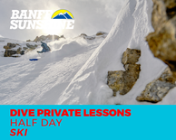 Half Day Delirium Dive Private Ski Lesson (18+)