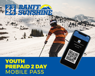Prepaid 2 Day Mobile Pass - Youth (Ages: 13-17)