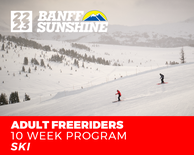 Adult Freeriders Ski (18+) 10 Week
