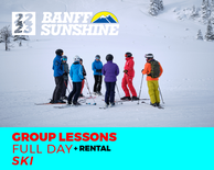 Adult/Teen 3 Full Days Ski Group Lesson & Rental (13+ Years)