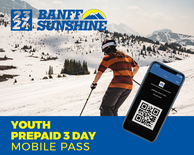 Prepaid 3 Day Mobile Pass - Youth (Ages: 13-17)