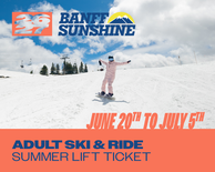 Summer Ski & Ride Ticket - Adult (18+)