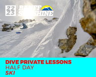 Delirium Dive Half Day AM Ski Private Lesson (18+ Years)