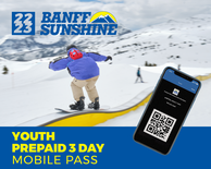 Prepaid 3 Day Mobile Pass - Youth