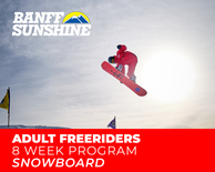 Adult Freeriders 8-Weeks Snowboard (18+yrs)