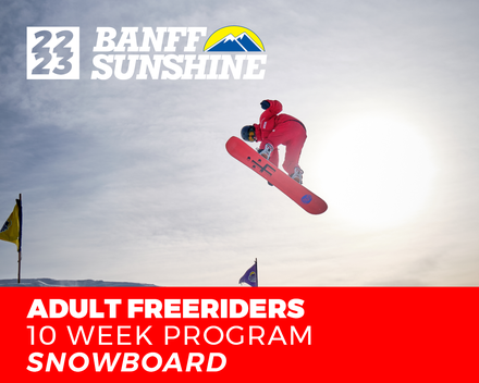 Adult Freeriders Snowboard (18+) 10 Week