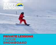 Private Lesson 1-Hour Snowboard (3+Yrs)
