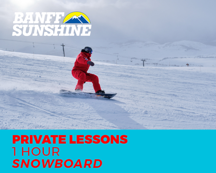 Private Lesson 1-Hour Snowboard (3+Yrs)