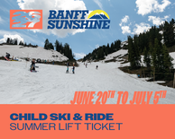 Summer Ski & Ride Ticket - Child (6-12)