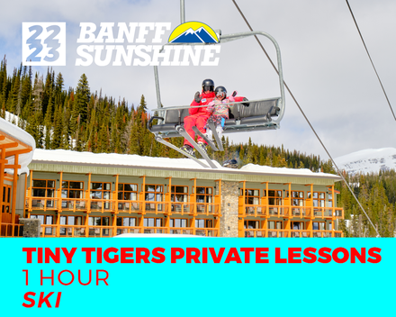 1-Hour AM Tiny Tiger Private Ski (2-5 Years)