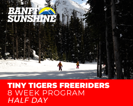 Tiny Tiger Freeriders 8-Weeks Half Day AM Ski (3-6Yrs)