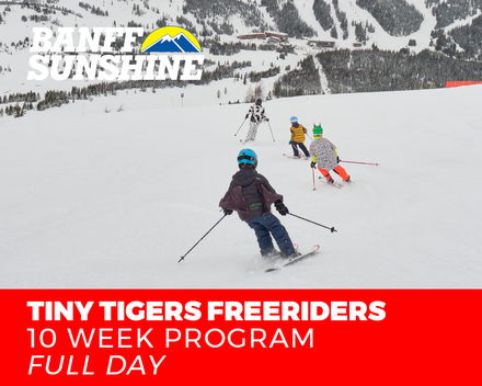 Freeriders 10 Weeks Tiny Tiger Ski (3-6 Yrs)