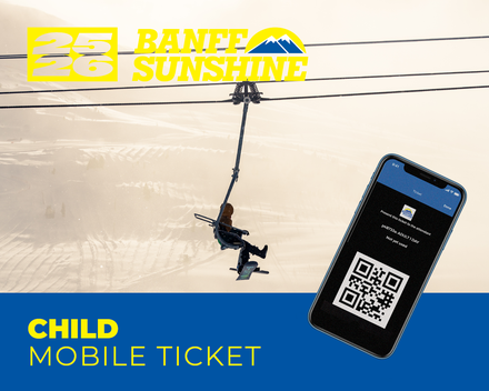 1 Day Mobile Lift Ticket - Child (Ages: 6-12)