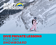 Full Day Delirium Dive Private Ski Lesson (18+yrs)
