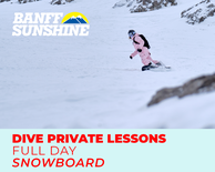 Private Lesson Delirium Dive Full Day Snowboard (18+Yrs)