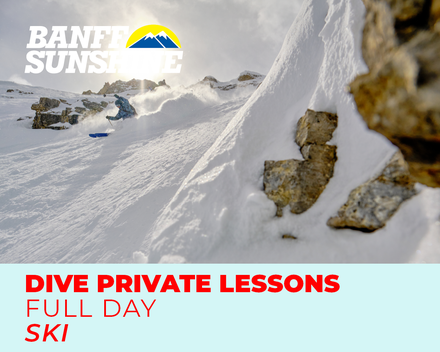 Private Lesson Delirium Dive Full Day Ski (18+Yrs)