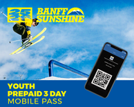Prepaid 3 Day Mobile Pass - Youth (Ages: 13-17)