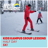 Group Lesson Kids Kampus Half Day PM Ski (6-12Yrs)