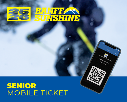 1 Day Mobile Lift Ticket - Senior (Ages: 65+)
